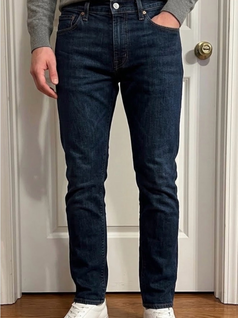 Levi's Dark Blue Skinny Jeans for Men Cyber Tuesday.. 1/2 off expires at 12am